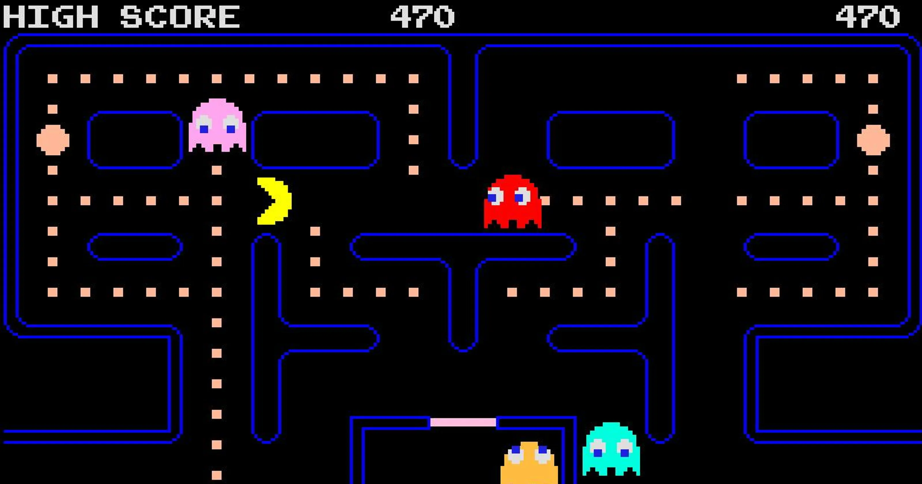 Screen shot of Pac-Man gameplay