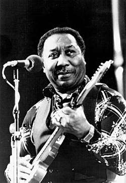 A photograph of Muddy Waters